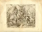Jan (Johannes) Sadeler, The Journey of the Magi, Lot of three prints. Engraving