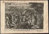 Hendrik Goltzius, Johannes Medices Parmensi bello..., after Giovanni Stradano, Engraving