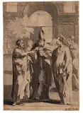 Ventura Salimbeni, The Marriage of the Virgin, Etching