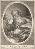 Lucas Kilian, St Mathew, After Matthaus Gundelach. Engraving