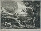 Boetius à Bolswert, The Rainbow Landscape, after Rubens, Engraving