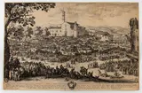 Clement de Jonghe, Impruneta Fair, by Jacques Callot, Etching