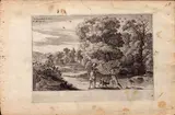 Herman van Swanevelt, Passage with angel and Tobias, Lot of three engravings: Herman van Swanevelt (Woerden