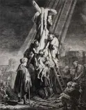 Rembrandt van Rijn, Deposition, Etching