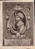 Bernardino Curti, Portrait of Ludovico Cardi, known as Cigoli, Etching