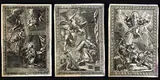 Elisabetta Piccini detta Suor Isabella, Annunciation | Apparition of the Angel to David | Risen Christ, Lot of three prints. Engraving and etching