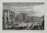 Michele Marieschi, Foscarorum aedes ad levam..., From the series "Magnificentiores Selectioresque Urbis Venetiarum Prospectus". Etching