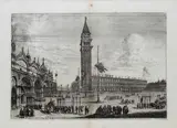 Michele Marieschi, Forum Maius D. Marci aliter prospectum cum eiusdem Basilica in extrema parte..., From the series "Magnificentiores Selectioresque Urbis Venetiarum Prospectus". Etching