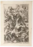 Giacinto Boccanera, Martyrdom of Saint Blaise of Sebaste, Etching