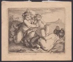Bacchanal by Pierre Parrocel, Etching, offered Apr 2025