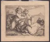 Pierre Parrocel, Bacchanal, Etching