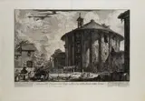 Veduta del Tempio di Cibele a Piazza della Bocca della Verità by Giovanni Battista Piranesi, Etching, offered Apr 2025
