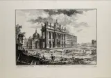 Veduta della Basilica di S. Giovanni Laterano by Giovanni Battista Piranesi, Etching, offered Apr 2025