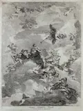Giovanni Domenico Tiepolo, The Triumph of Hercules, Etching