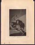 Francisco Goya, El vergonzoso, Etching and aquatint