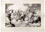 Luigi Sabatelli, Daniel's Vision, 1809, Etching