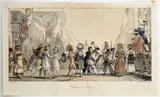 Antoine-Jean-Baptiste Thomas, Roman Carnival Costumes, Lithograph