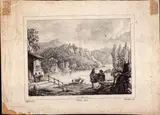 Landscape with a lake, after Napoleon Bonaparte's invention by Charlotte Napoléone Bonaparte, Lithograph, offered Apr 2025