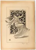 Walter Crane, Nymphe Danseuse, from 'L'Estampe Originale'