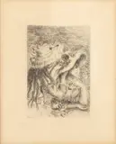 Le Chapeau Épinglé – La fille de Berthe Morisot et sa cousine (III version) by Pierre-Auguste Renoir, Etching, offered Apr 2025