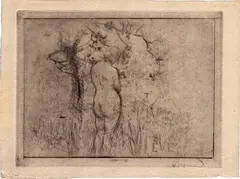 Paul-Albert Besnard, Eve, Drypoint