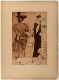 Richard Ranft, Trottins, from "L'Estampe originale", 1894, Etching and aquatint