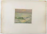 Angelo Rossini, The wave, Lot of two prints: The wave Lithograph