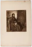 Giovanni Costetti, Vecchia, Etching