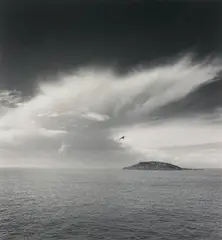 Storm Warning, Bardsey Island, Wales by Michael Kenna, 1996, Black and white gelatine silver print Cm, offered Apr 2025