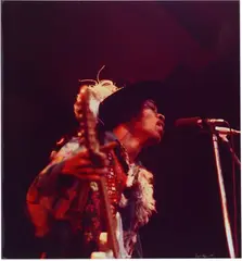 Jimi Hendrix by David Redfern, 1969, Digital color print on D-bond Cm, offered Apr 2025