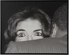 Ron Galella, Jackie Kennedy Onassis, 1977, Printed on emulsioned canvas and wooden frame Cm