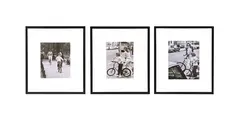 Ron Galella, Jackie Kennedy with son John Jr. Central Park, 1969, (Triptych)