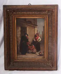 Greengrocer by Vincenzo Giacomelli, 1878, offered Mar 2025