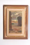 View of Livorno by Renato Natali, framed, offered Mar 2025