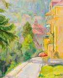 Nino Bertoletti, Landscape with houses
