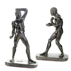 Antonio Canova, The Boxers, This pair of bronzes is taken after Canova's sculptures now in the Belvedere courtyard of the Vatican