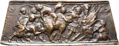 Andrea Riccio, Bacchanal, Trapezoidal bronze plaque
