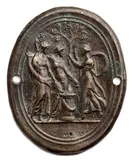 Valerio Belli, Sacrifice, Oval bronze plaque
