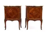 Francois Linke, A pair of French cabinet, with one door on front