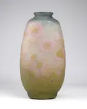 (attribuito a) Émile Gallé, Ovoid vase, choked-neck