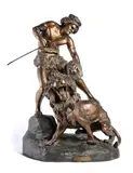 Thomas François Cartier, French Earthenware sculpture