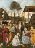 Amico Aspertini, Adoration of the Magi, Tempera on panel