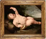 Carlo Cignani, Infant Bacchus, The present work is accompanied by the expertise by prof. Andrea Emiliani.