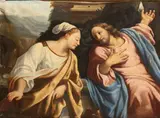 Carlo Maratti, Samaritan woman at the well, Oil on canvas