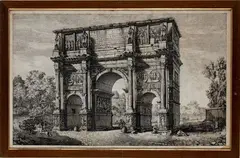 Antonio Sarti, Arco di Costantino, etching