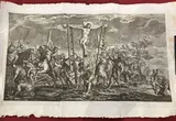Giovanni Antonio Lorenzini, Crocifissione, da Paolo Veronese, etching and bulino