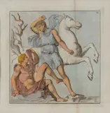 Giovanni Folo, Castore e Polluce, bulino and etching