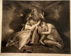 William Ward, The death of Oedipus, after Henry Fuseli