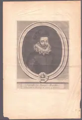 Gérard Edelinck, Scevole de Sainte Marthe president et tresorier de France a Poitiers, Bulino