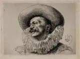 Louis-Alexandre Leloir, Moschettiere, etching